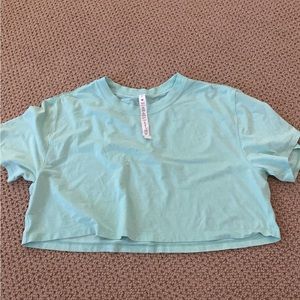 All yours cropped tee